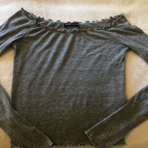 Brandy Melville Off the shoulder long sleeve - Picture 1 of 3